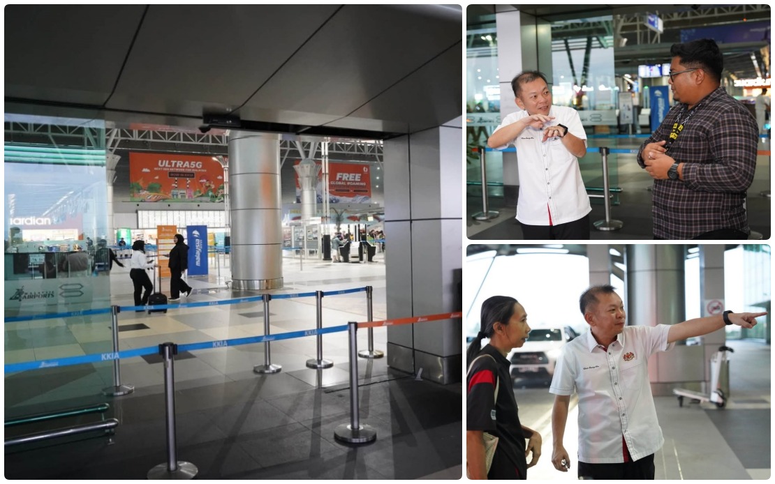 Woman Driver Injured After SUV Crashes Through Glass Entrance at Kota Kinabalu Airport