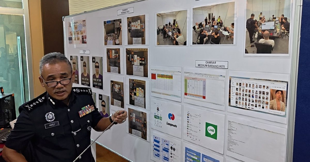 Police Dismantle Sophisticated Romance Scam Network Targeting Japanese Citizens, Nab Seven Chinese Nationals in Kedah Raid