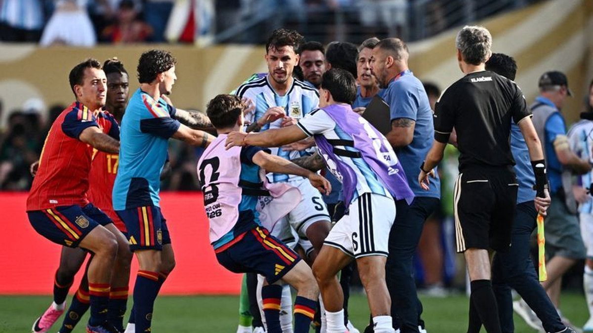 FIFA opens inquiry into World Cup final brawl after Spain's victory over Argentina