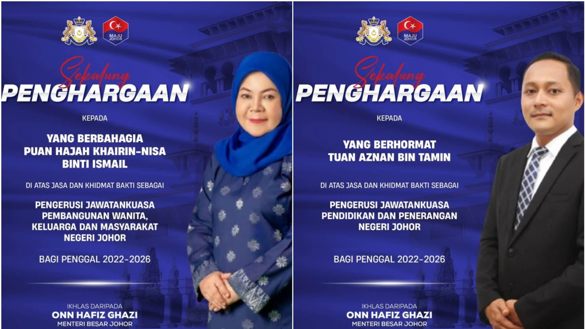 Onn Hafiz Acknowledges Outgoing Exco Members as Johor Reshuffles State Administration