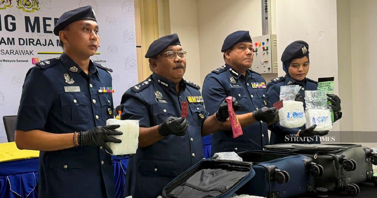 Customs Officers Intercept RM1.32 Million Drug Consignment at Kuching Airport
